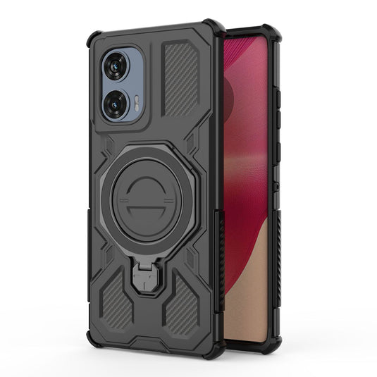 [Built-in Bracket][Magsafe Compatible] Motorola Moto Edge 60/Pro/Fusion Heavy Duty Stand Case