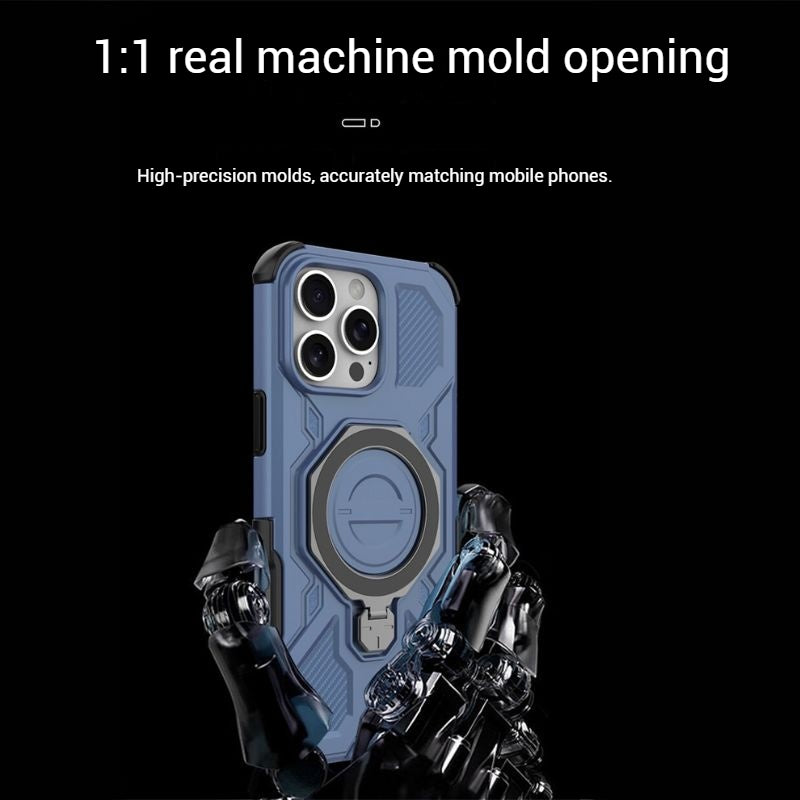 Load image into Gallery viewer, [ Magsafe Compatible][Built-in Stand] Apple iPhone 17/Air/Pro/Max - Shield Shockproof Rugged Heavy Duty Case
