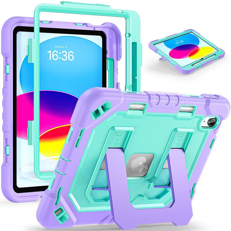 Load image into Gallery viewer, [Built-in Stand][With Shoulder Strap] Apple iPad Air 11-inch M2/M3/M4 (2024/2025/2026) Shock-absorb Heavy Duty Case
