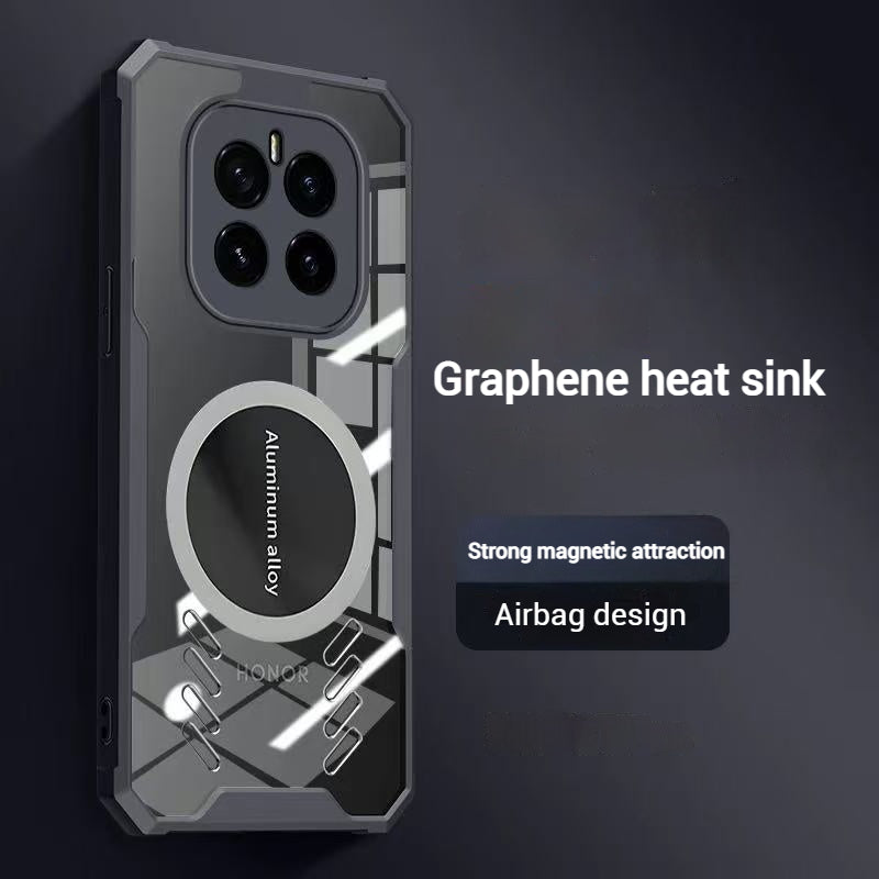 Load image into Gallery viewer, OPPO A5 Pro 5G - Full Body Graphene Heat Dissipation Car Magnetic Attraction Protective Case
