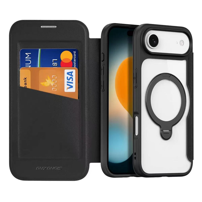 Load image into Gallery viewer, [With Card Slot][Magsafe Compatible] Apple iPhone Air - Multi Function Card Slot Leather Wallet Series Flip Case
