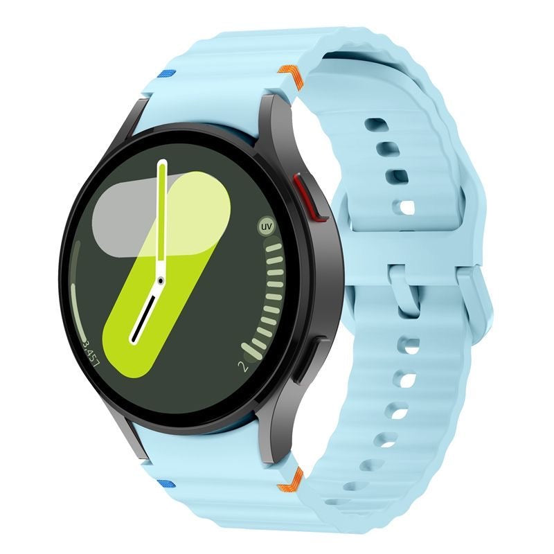 Load image into Gallery viewer, Samsung Galaxy Watch FE - Wavy Pattern Colored Silicone Breathable Watch Band - i-Station Mobile Phone &amp; Electronic Device Repair and Accessories
