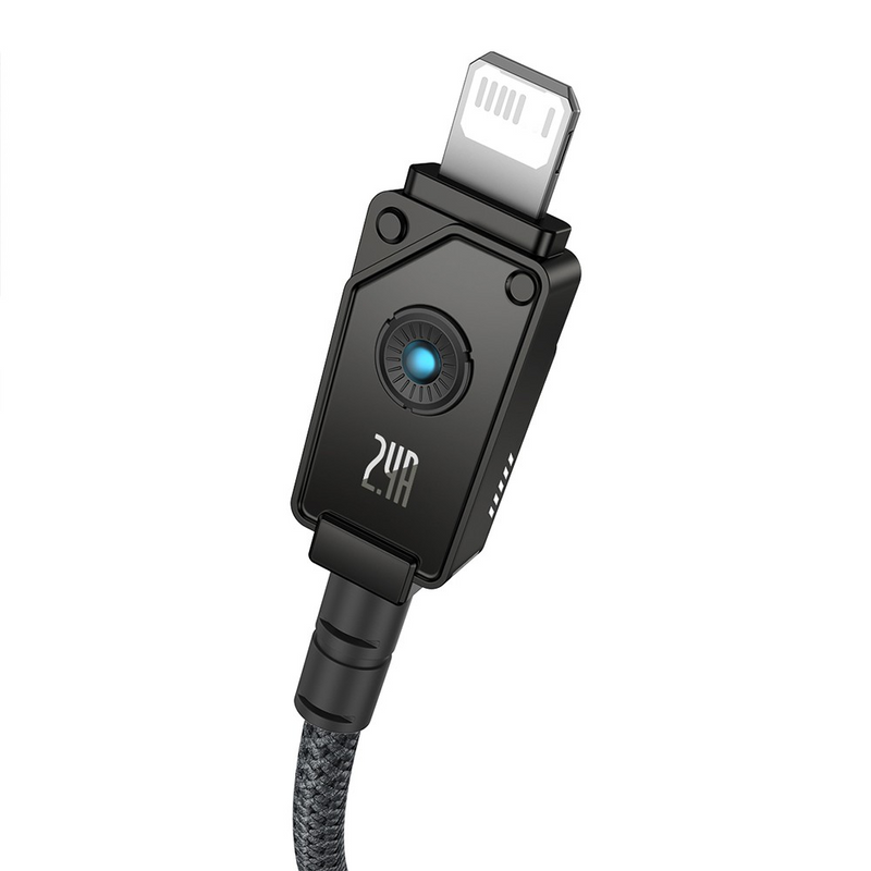 Load image into Gallery viewer, Baseus Unbreakable Series Fast Charging Data Cable USB to iP 2.4A 2m
