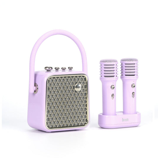 Divoom SongBird-HQ-SE Portable Bluetooth Speaker Dual Microphone Microphone Singing Camping Birthday Perfect Gift