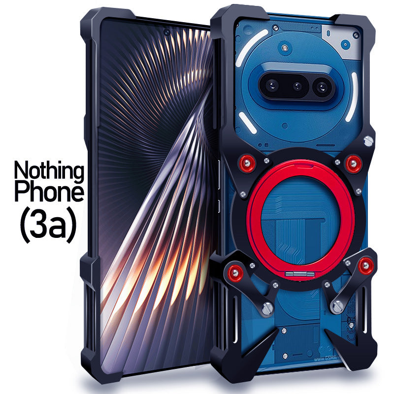 Load image into Gallery viewer, [With 360° Rotating Stand] Nothing Phone (3a)/Pro Aluminum Alloy Metal Frame Shockproof Case - i-Station Mobile Phone &amp; Electronic Device Repair and Accessories
