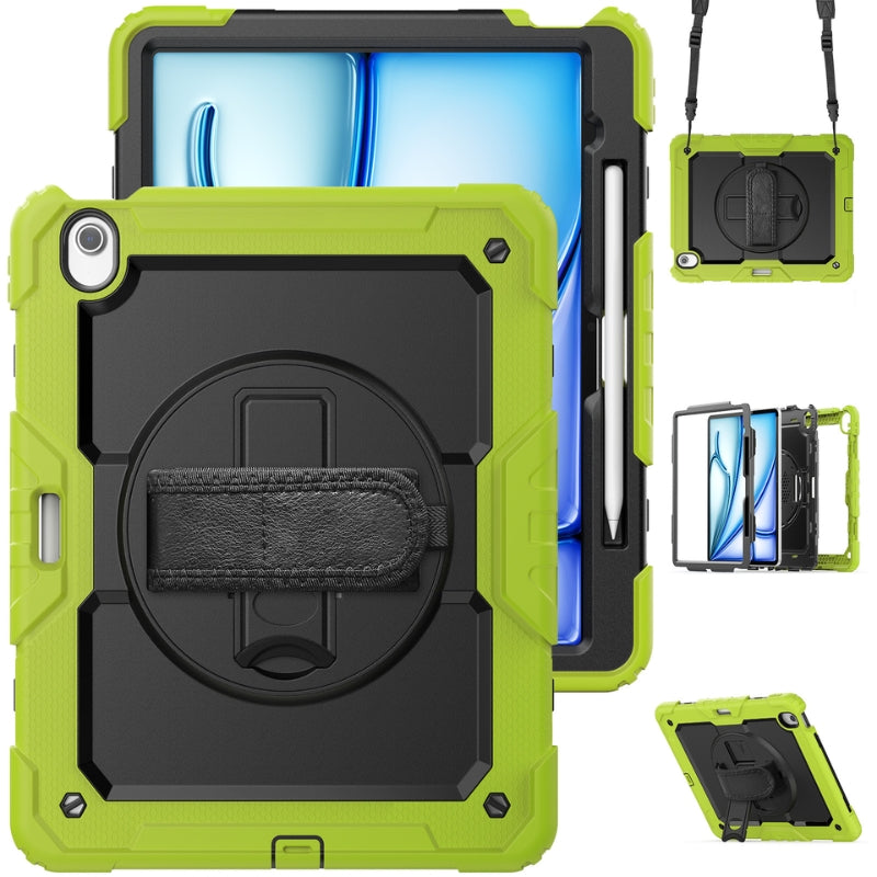 Load image into Gallery viewer, [Built-in 360° Rotating Hand Strap &amp; Stand] Apple Ipad Air 10.5&quot; 3rd Gen 2019 / iPad Pro 10.5&quot; 2nd Gen 2017 - Shockproof with Screen Protector Pencil Holder Heavy Duty Series Case
