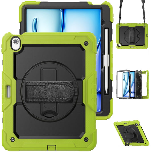 [Built-in 360° Rotating Hand Strap & Stand] Apple Ipad Air 10.5" 3rd Gen 2019 / iPad Pro 10.5" 2nd Gen 2017 - Shockproof with Screen Protector Pencil Holder Heavy Duty Series Case