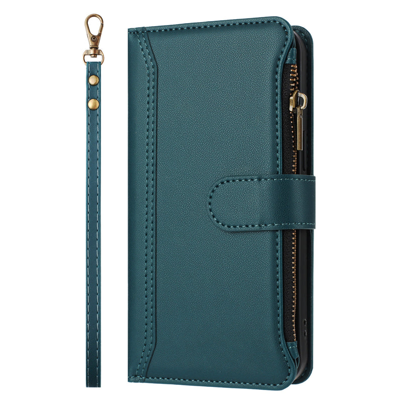 Load image into Gallery viewer, [With Card Slot] Samsung Galaxy S25 Edge (SM-S937) - Multifunctional Flip Phone Case With Magnetic Closure &amp; Wrist Strap
