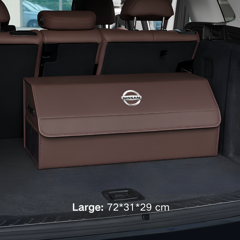 Load image into Gallery viewer, Nissan Microfiber Leather Car Trunk Storage Box for Sylphy, Qashqai, Terra, X-Trail, Patrol, Navara
