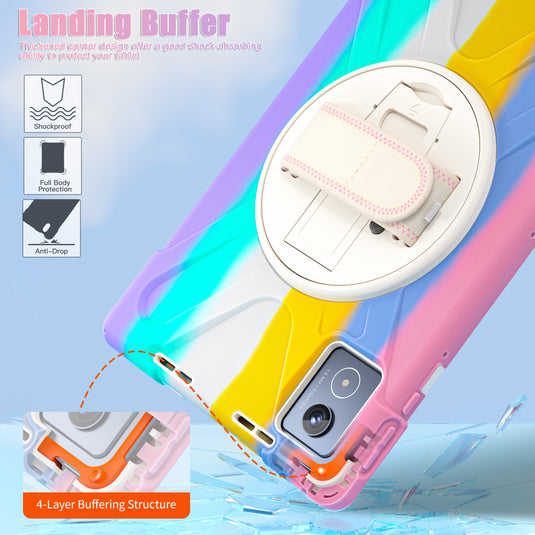 [Built-in Stand] Lenovo Tab K11 Plus 11.45" 2024 (TB352FU/XU) - Kid Shockproof Heavy Duty Series Case With Shoulder Strap