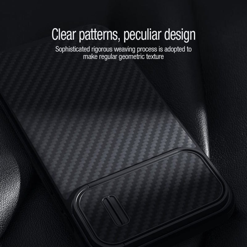 Load image into Gallery viewer, Apple iPhone 14/Plus/Pro/Max - Nillkin Synthetic Fiber S Carbon Fiber Case
