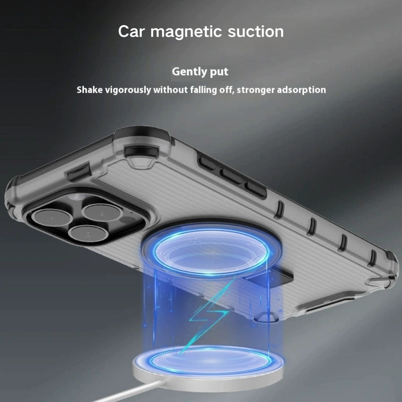 Load image into Gallery viewer, [Built-in Stand] Apple iPhone 13/Pro/Max - Hard Shell Magnetic Heavy Duty Protective Case
