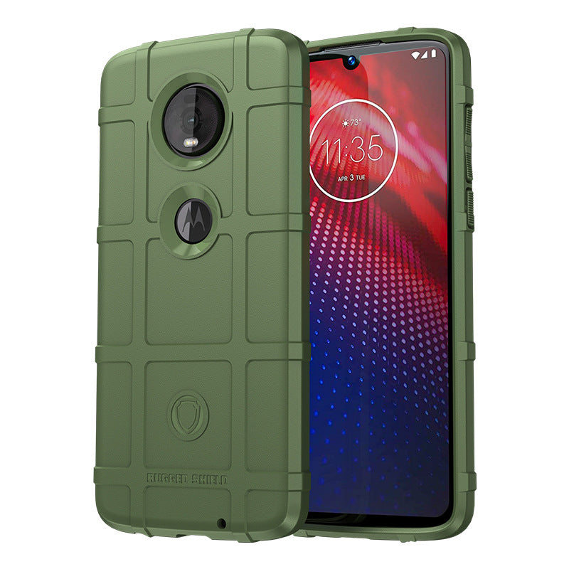 Load image into Gallery viewer, Motorola Moto Z4/Moto Z4 Play/Moto Z4 Force - Shield Shockproof Rugged Heavy Duty Case  With 2PC Tempered Glass Screen Protector
