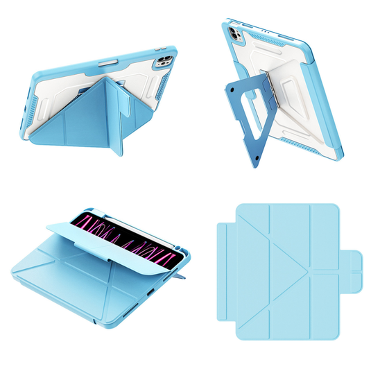 [Detachable][Built-in Stand] Apple iPad 7/8/9 10.2'' 7/8/9th Gen (2019/2020/2021) Multi-Functional Shockproof Full Body Protective Cover - i-Station Mobile Phone & Electronic Device Repair and Accessories