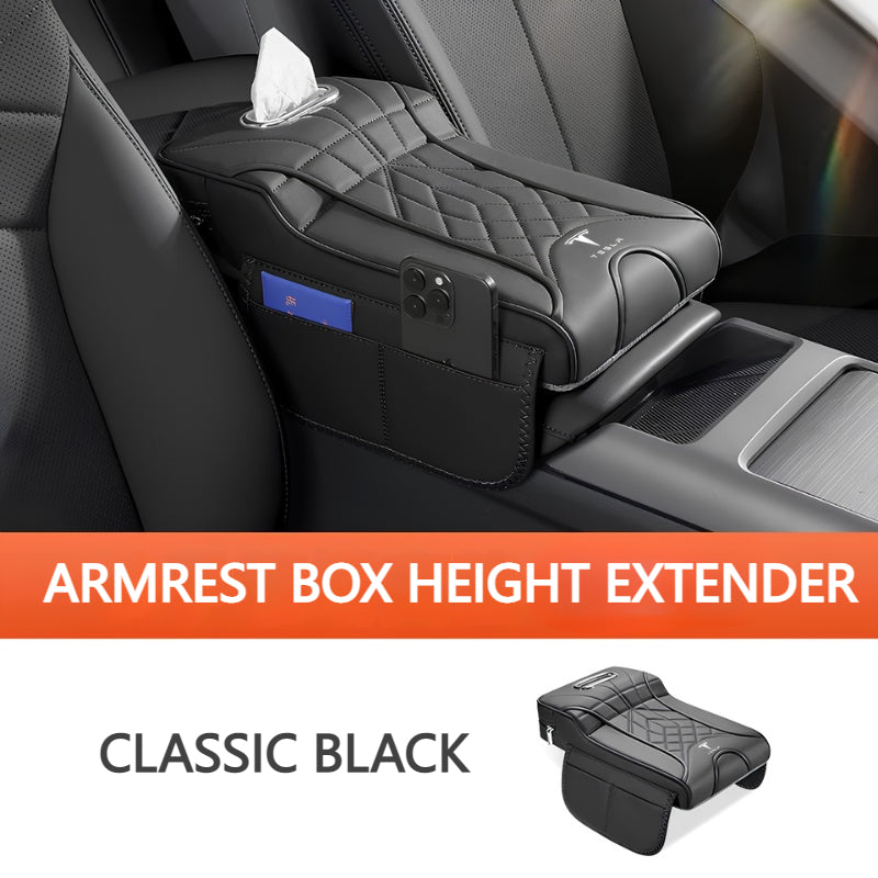 Load image into Gallery viewer, Tesla Car Multi-Functional Leather Armrest Box Heightening Pad for Model Y, Model 3 - i-Station Mobile Phone &amp; Electronic Device Repair and Accessories
