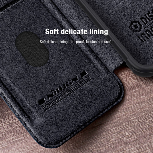 Samsung Galaxy S24 FE - NILLKIN Qin Pro Series Sliding Camera Cover Design Leather Phone Case