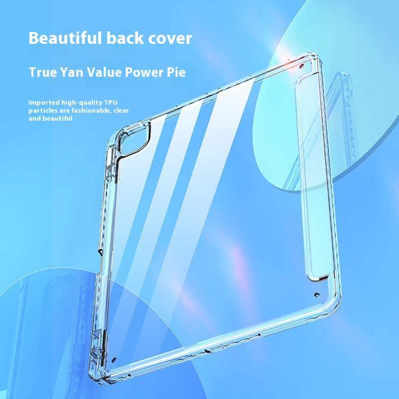 Load image into Gallery viewer, [With Card Slot] Apple iPad Air 6 11&quot; (2024) - TPU + PU 2 in 1 Transparent Stylish Shockproof Case
