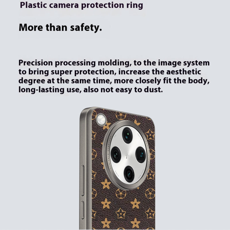 Load image into Gallery viewer, OPPO Find X8 Pro - Electroplated Trendy Brand Plain Leather Fashion Phone Case
