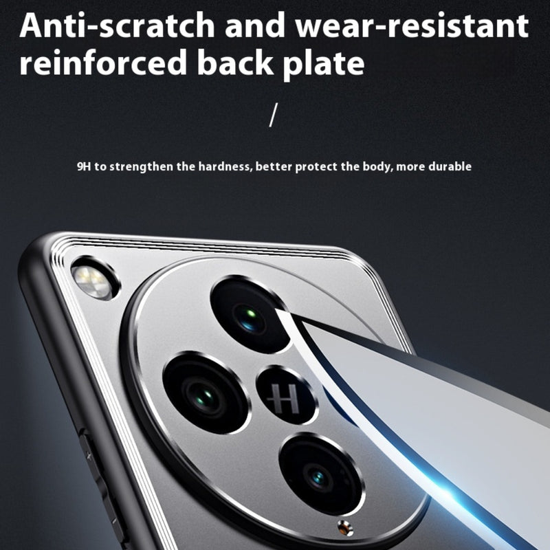 Load image into Gallery viewer, OPPO Find X8 Pro - Metal Large Hole Lens Full Cover Soft Edge Anti Fall Case
