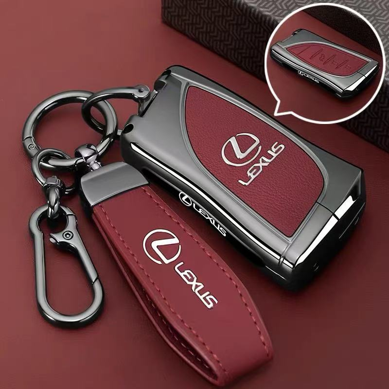 Load image into Gallery viewer, Lexus Premium Leather Protection Car Key Fob Case Cover For ES UX NX RX LX LS LC GS IS CT - i-Station Mobile Phone &amp; Electronic Device Repair and Accessories

