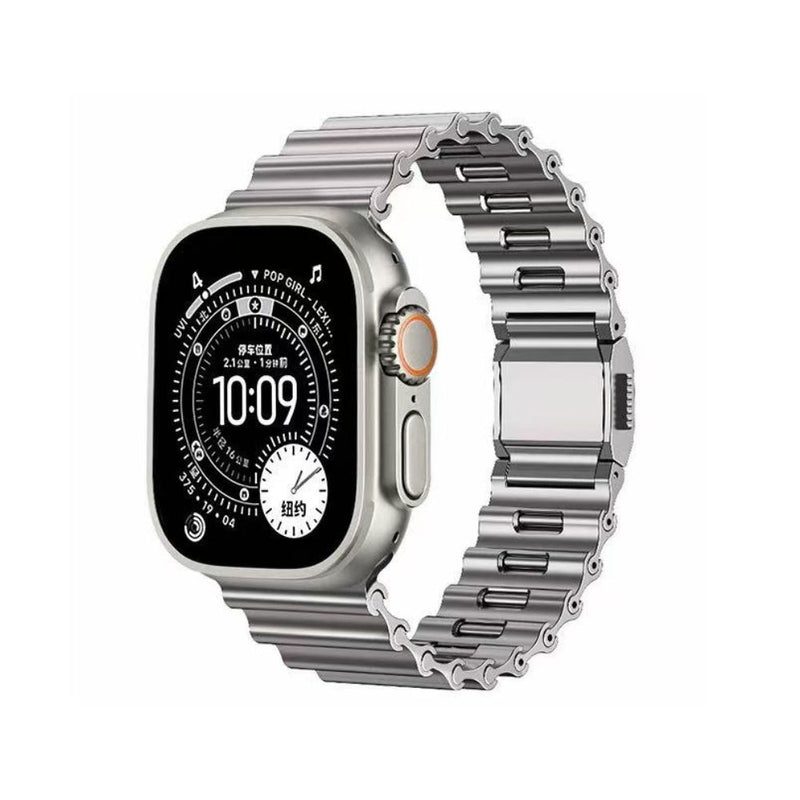 Load image into Gallery viewer, [44mm] Apple Watch Series 6/5/4/SE Dual-Layer Design with Titanium and Silicone Watch Band - i-Station Mobile Phone &amp; Electronic Device Repair and Accessories
