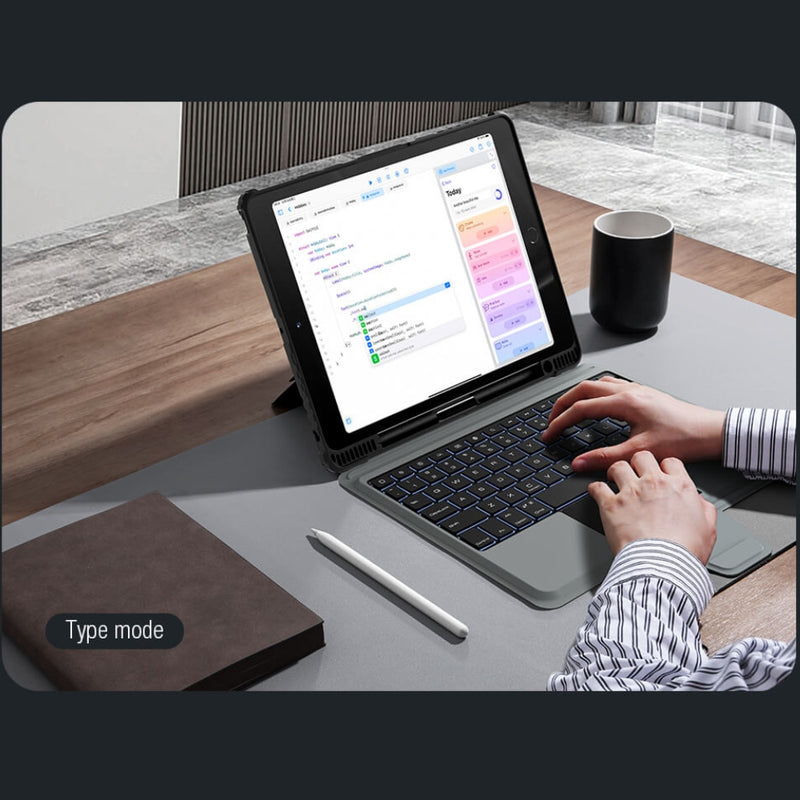 Load image into Gallery viewer, [With keyboard] Apple iPad 10.9&quot; 10th (2022) - Nillkin Bumper Combo Backlit Keyboard Case (Copy)
