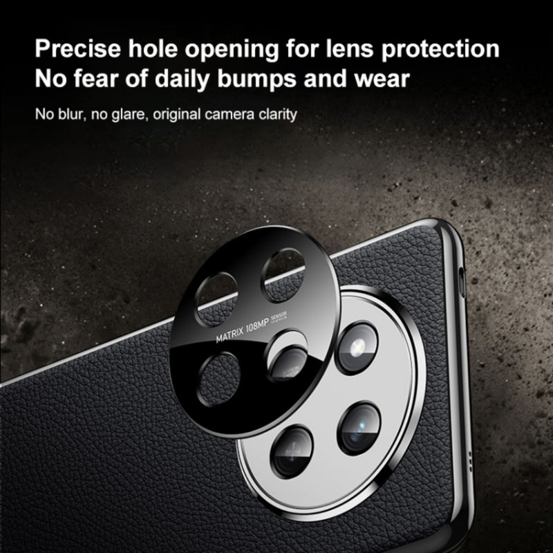 Load image into Gallery viewer, Honor 100/Pro - Electroplated Full Cover Genuine Leather Business Phone Case
