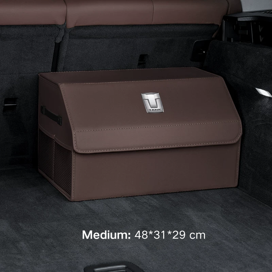 TANK Microfiber Leather Car Trunk Storage Box for 300, 400, 500, 700, 800