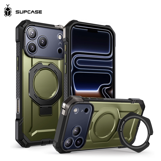 [Built-in Stand] Apple iPhone 17 Pro/Pro Max - SUPCASE Military-Grade Full Body Heavy Duty Phone Case