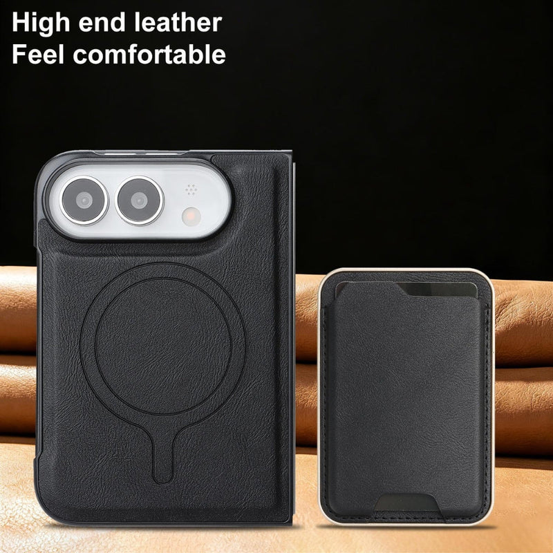 Load image into Gallery viewer, Apple iPhone Duo - Kalebol Slim MagSafe Ring Magnetic Card Bag Leather Phone Case - Polar Tech Australia
