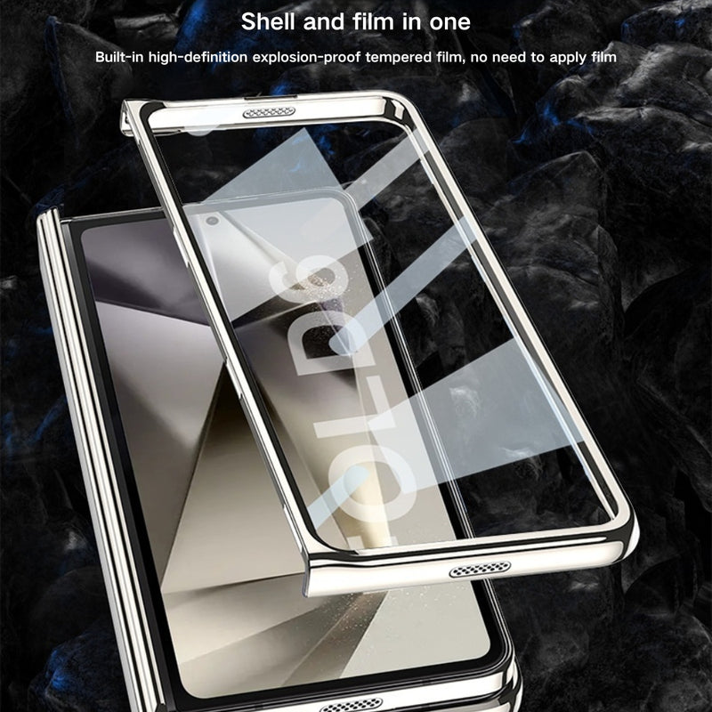 Load image into Gallery viewer, Samsung Galaxy Z Fold 6(SM-F956) - Hinged Foldable Full Coverage Transparent Shockproof Protective Case
