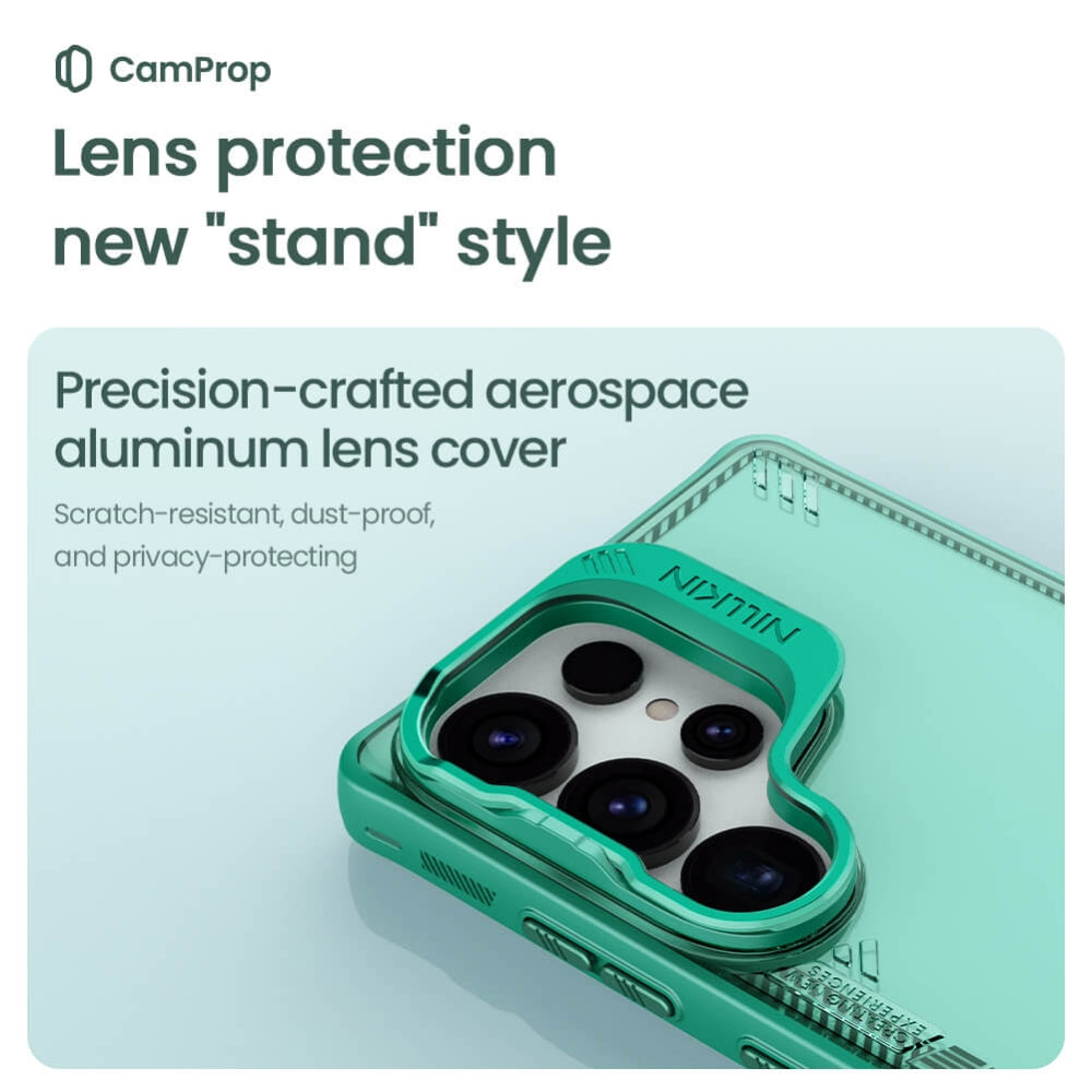 Samsung Galaxy S25 Ultra - NILLKIN Shield Flip Style Lens Camera Stand Protective Case - i-Station Mobile Phone & Electronic Device Repair and Accessories