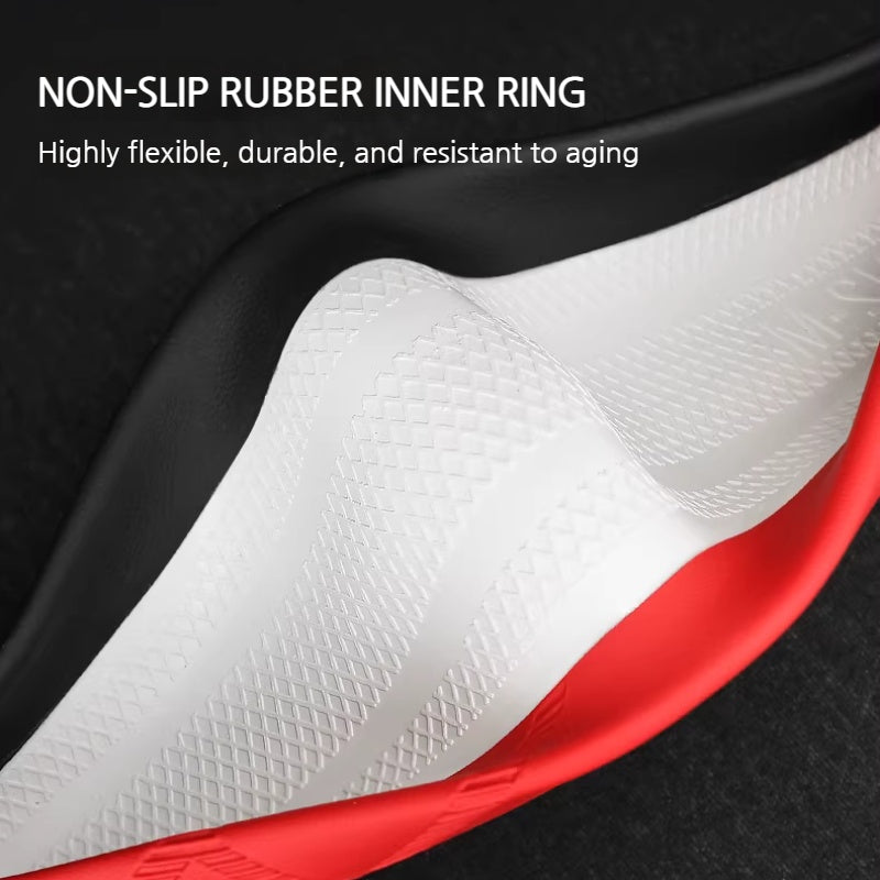 Load image into Gallery viewer, Porsche Nappa Leather Ultra-thin Steering Wheel Cover for Macan, Taycan, Cayenne, 718, Panamera
