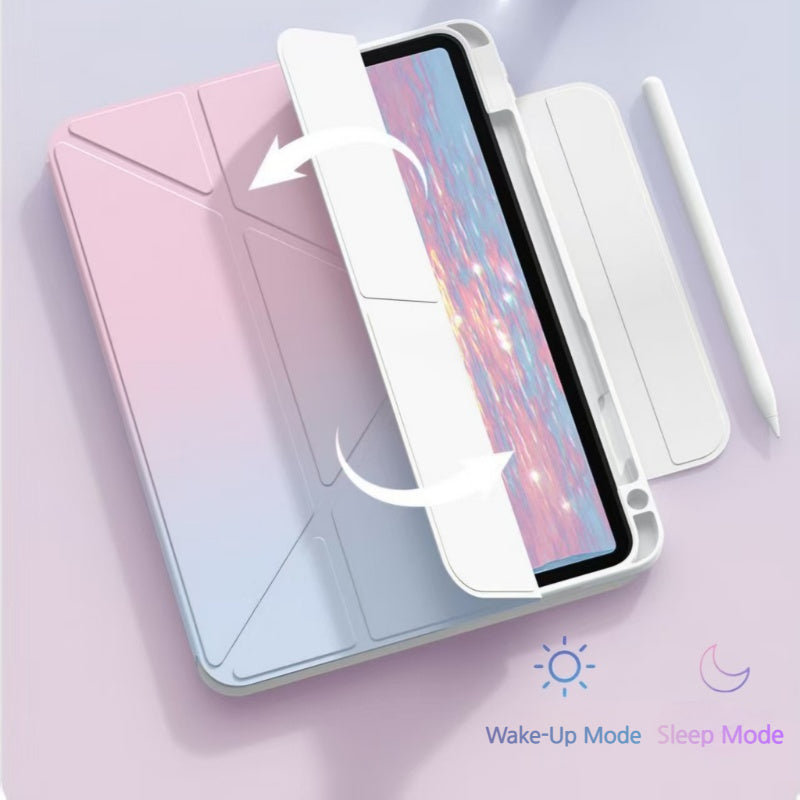 Load image into Gallery viewer, [Detachable] Apple iPad Air 13-inch M2/M3/M4 (2024/2025/2026) 720° Rotatable Gradient Full-cover Case With Pen Slot - i-Station Mobile Phone &amp; Electronic Device Repair and Accessories

