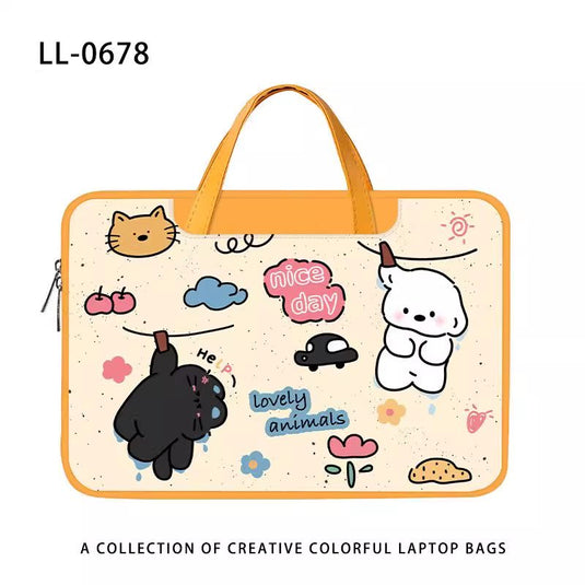 Apple MacBook Air 13.3″ (2020–2023) Multifunctional Cartoon Soft Shockproof Laptop Bag
