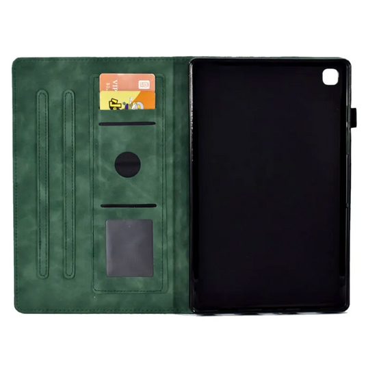 [With Card Slot] Apple iPad 10 10.9'' 10th Gen (2022) Square Embossing Leather Stand Case Flip Cover