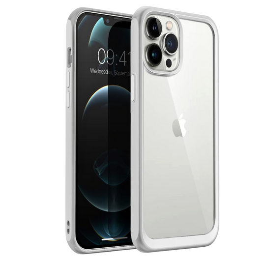 Apple iPhone 13/Mini/Pro/Pro Max Transparent Slim Protection Hybrid Shockproof Essentials Series Case