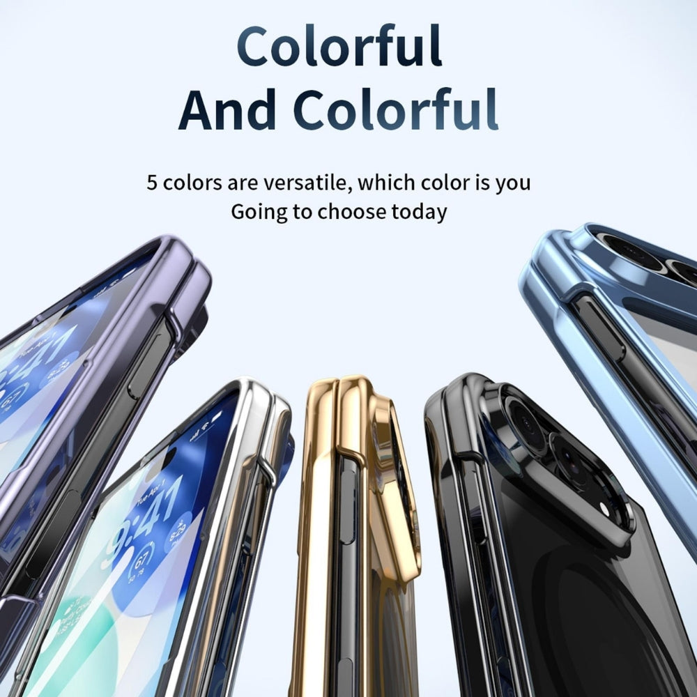 Apple iPhone Duo - Clear Plated Magnetic Integrated Film Phone Case - Polar Tech Australia
