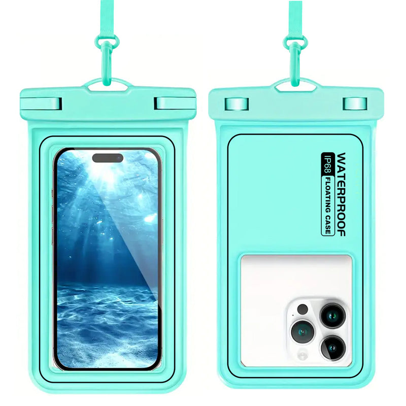 Load image into Gallery viewer, [Waterproof Phone Pouch] iPhone 16/15/14/13/12 Pro Max Plus Samsung Galaxy S24/S23/S22/S21 Google Pixel Etc, Up to 6.9&#39;&#39; - IP68 Universal Floating Float Water Proof Cell Phone Dry Bag Phone Case Protector
