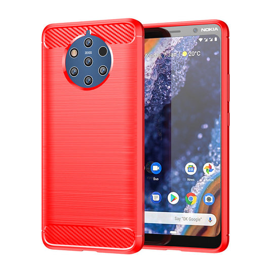 Nokia 9/9 PureView - Shield Shockproof Rugged Heavy Duty Case With 2PC 9H Tempered Glass Screen Protector