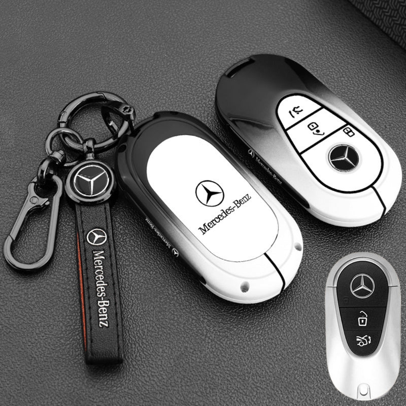 Load image into Gallery viewer, Mercedes Benz Stylish with Cool Shockproof Car Key Protective Case For Benz A, C, E, S, G-Class, GLA, GLB, GLC, GLE, GLS
