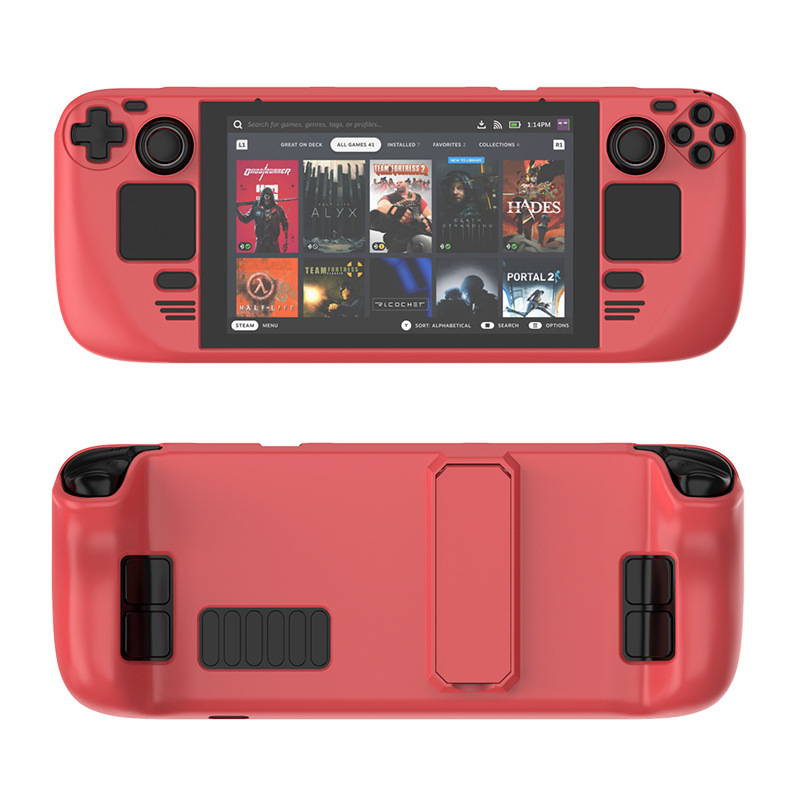 Load image into Gallery viewer, [Built-in Stand] Steam Deck / OLED - PC Skin-Friendly Full-Coverage Shockproof Case - i-Station Mobile Phone &amp; Electronic Device Repair and Accessories
