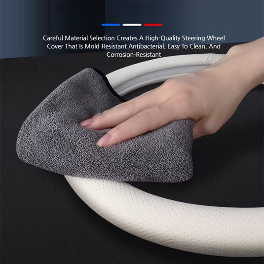 Kia Nappa & Carbon Fiber Car Steering Wheel Covers for K3, K5, K2, Sonet, Sportage, Seltos, KX3, Stonic, K4, KX5, Pegas, EV5