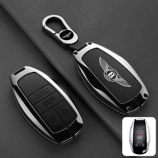 Bentley Aluminum Alloy Shockproof Car Key Case Cover for Continental, Mulsanne, Flying Spur, Bentayga - i-Station Mobile Phone & Electronic Device Repair and Accessories