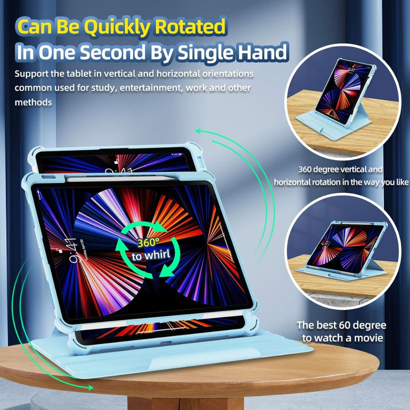 Load image into Gallery viewer, [With Pen Slot] Apple iPad Mini 5 7.9&quot; (2019) - TPU+PC 2 in 1 Flip Style Smart Wake Up Stand Protective Case
