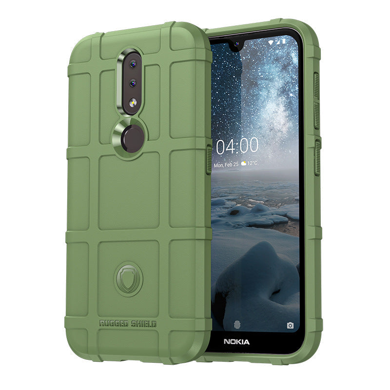 Load image into Gallery viewer, Nokia 4.2 - Shield Shockproof Rugged Heavy Duty Case With 2PC 9H Tempered Glass Screen Protector
