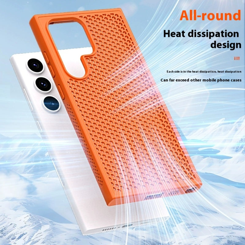 Load image into Gallery viewer, [Magsafe Compatible] Samsung Galaxy S23/Plus/Ultra/FE - Honeycomb Magnetic Cooling Protective Case
