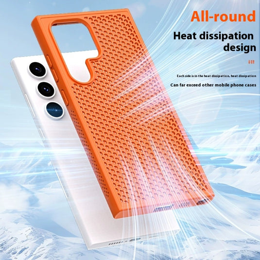 [Magsafe Compatible] Samsung Galaxy S23/Plus/Ultra/FE - Honeycomb Magnetic Cooling Protective Case