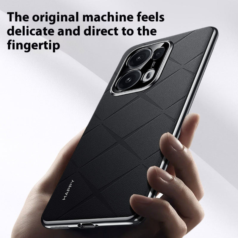 Load image into Gallery viewer, OPPO Reno13 / Pro - Plain Leather PC Phone Case
