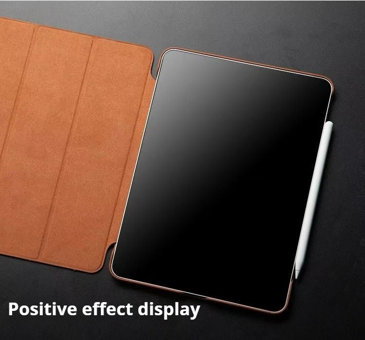 Load image into Gallery viewer, Apple iPad Pro 12.9-inch 5th Gen (2021) Genuine Leather Full-protection Shockproof Case
